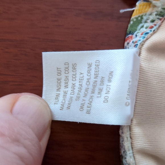 Garnet Hill Ruched-Front One-Piece Swimsuit Size 8 - Picture 8 of 10